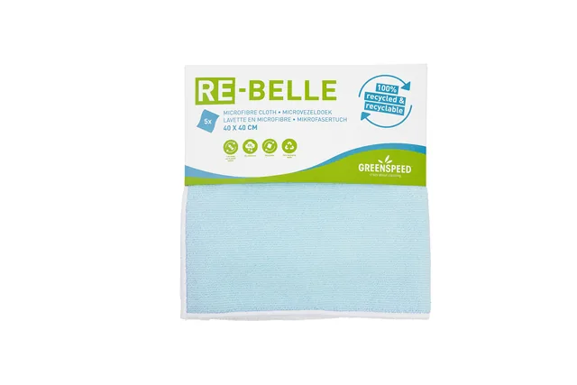 Microvezeldoek Re-belle 40x40cm blauw