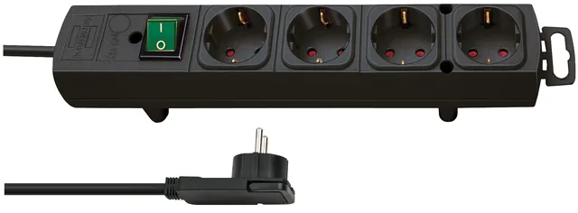 Stekkerdoos Brennenstuhl Comfort Plus 4vdig 2m zw
