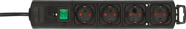 Stekkerdoos Brennenstuhl Comfort Plus 4vdig 2m zw