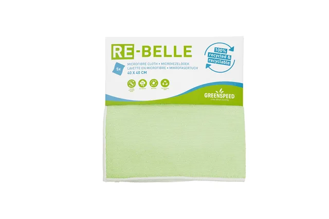 Microvezeldoek Re-belle 40x40cm groen