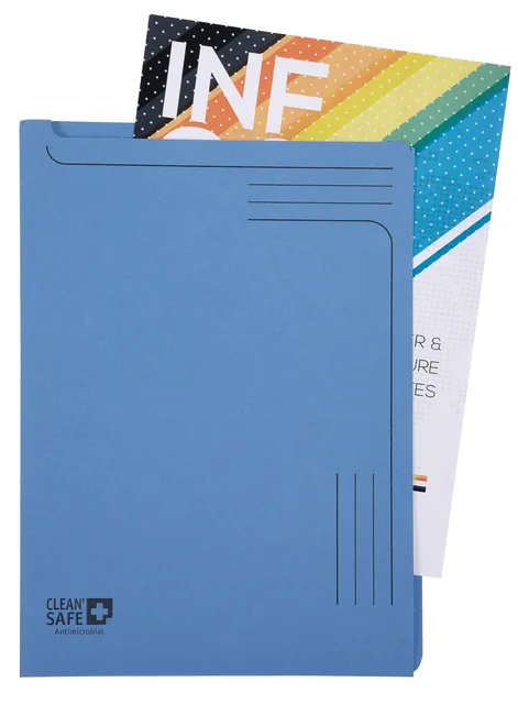 Insteekmap Exacompta Lmodel CleanSafe blauw