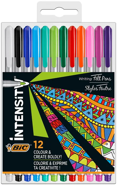 Fineliner Bic Intensity M assorti