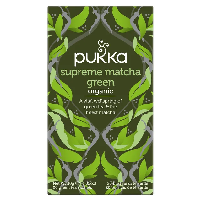 Thee Pukka supreme matcha green tea 20 zakjes