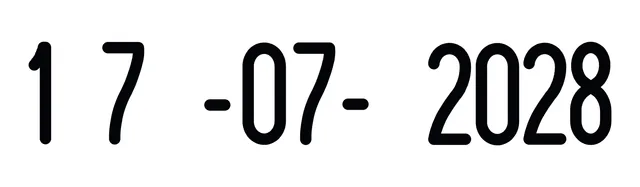 Datumstempel Trodat Printy 4810 cijfers