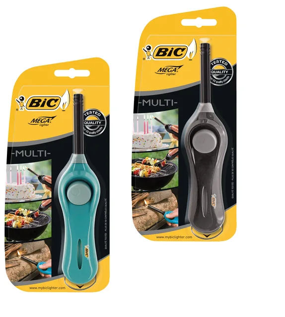 Aansteker Bic megalighter U140 multi assorti