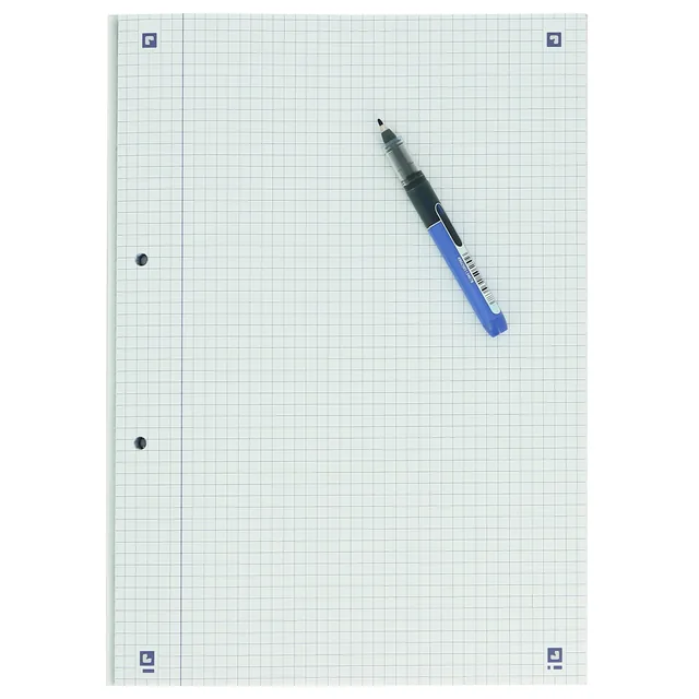 Cursusblok Oxf School A4 5mm 2g 200pag 80gr ass