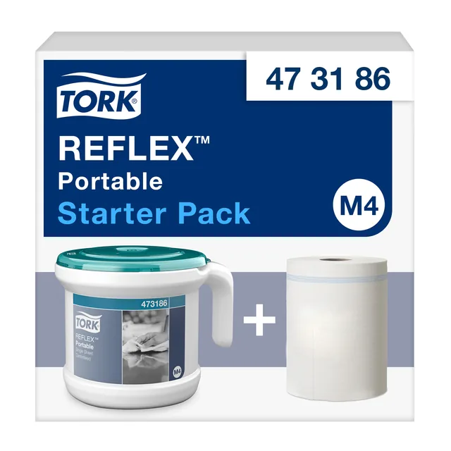 Reinigingsdoekdispenser Tork M4 startpakket