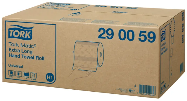 Handdoekrol Tork H1 Universal 1laags 280m wit