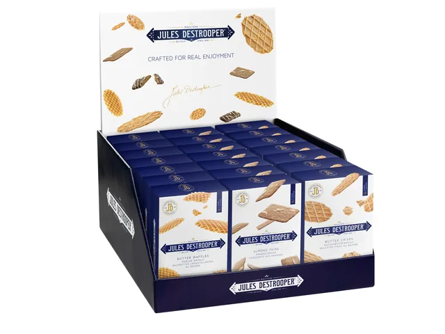 Koekjes Jules DeStrooper display