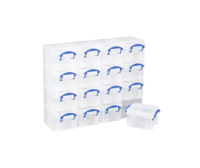 Opbergbox RU 16x 0.14ltr 280x224x65mm transp wit