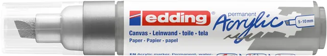 Acrylmarker edding e-5000 breed zilver