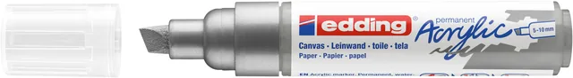 Acrylmarker edding e-5000 breed zilver