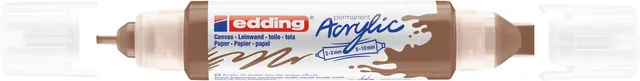 Acrylmarker edding e-5400 3D double liner hazelnt