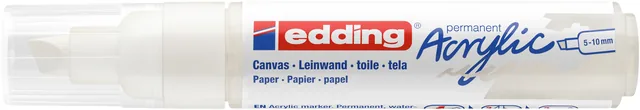 Acrylmarker edding e-5000 breed verkeerswit