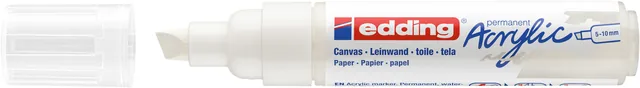 Acrylmarker edding e-5000 breed verkeerswit