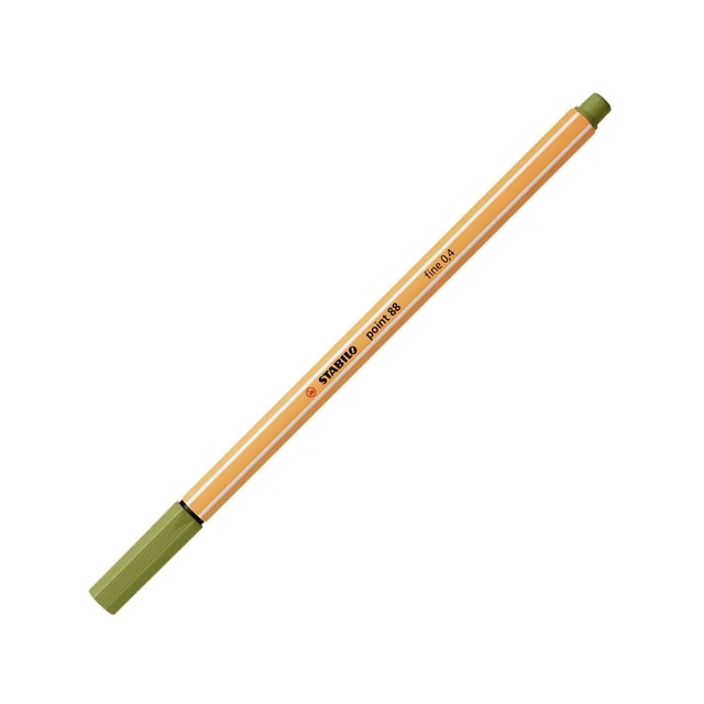 Fineliner STABILO point 88/37 F moddergroen