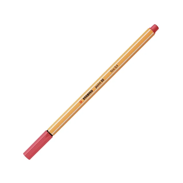 Fineliner STABILO point 88/47 F roestig rood