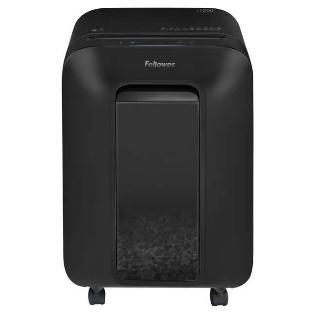 Papiervernietiger Fellowes LX200 4x12mm zwart