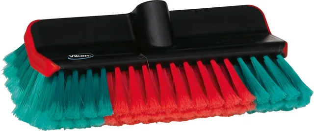 Wasborstel hoek Vikan met waterdoorvoer 28cm
