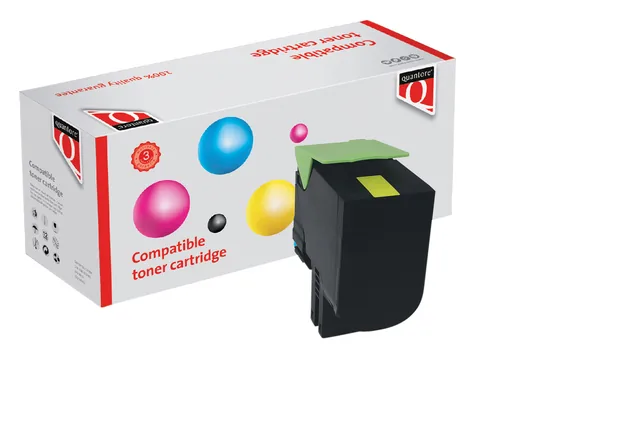 Tonercartridge Quantore  Lexmark 80C2SY0 geel