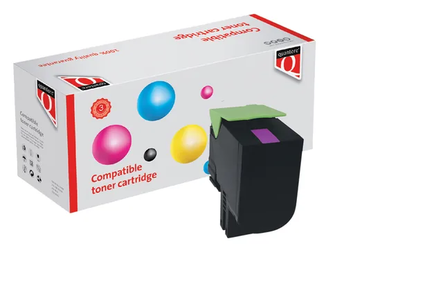 Tonercartridge Quantore  Lexmark 80C2HM0 rood