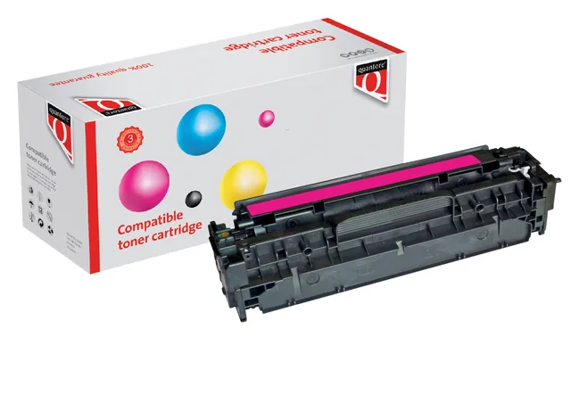 Tonercartridge Qua Can Crg-718m Rood