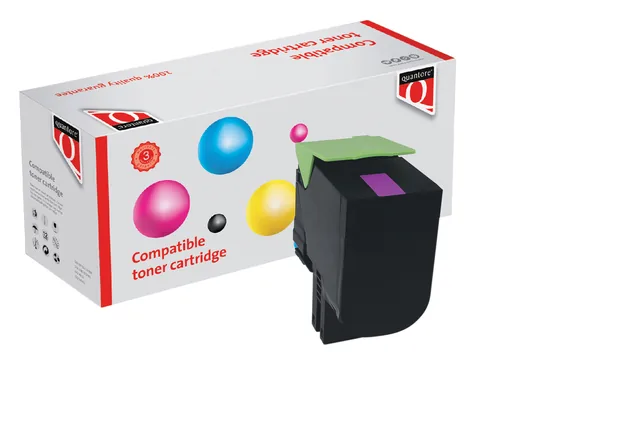 Tonercartridge Quantore  Lexmark 80C2SM0 rood