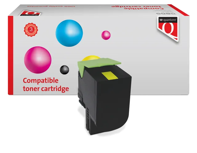 Tonercartridge Quantore  Lexmark 71B20Y0 geel
