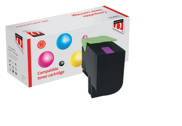 Tonercartridge Quantore  Lexmark 80C2XM0 rood