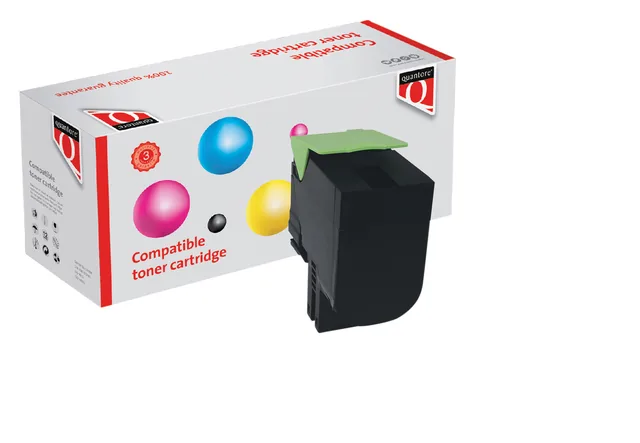 Tonercartridge Qua Lexmark 80c2sk0 zwart
