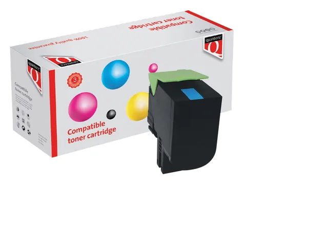 Tonercartridge Qua Lexmark 70c0x20 blauw
