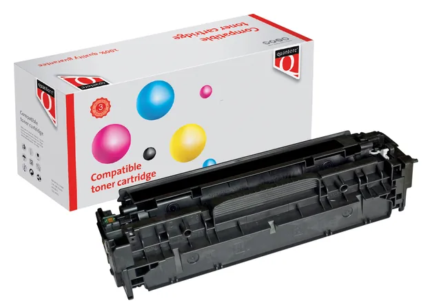 Tonercartridge Qua Can Crg-718bk zwart