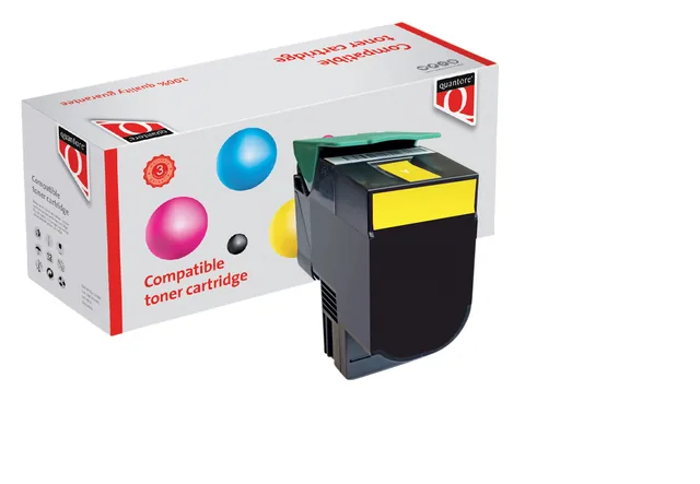 Tonercartridge Quantore  Lexmark C544X2YG geel