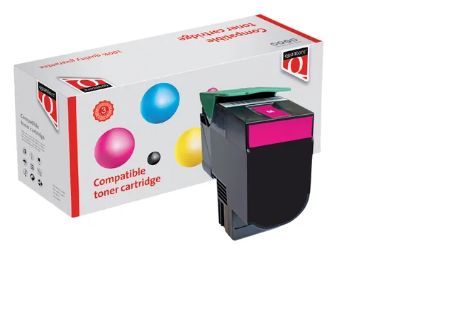 Tonercartridge Quantore  Lexmark C544X2MG rood