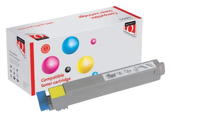 Tonercartridge Quantore Oki 44643001 Yellow
