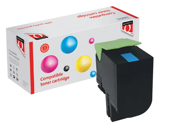 Tonercartridge Quantore  Lexmark 24B6008 blauw