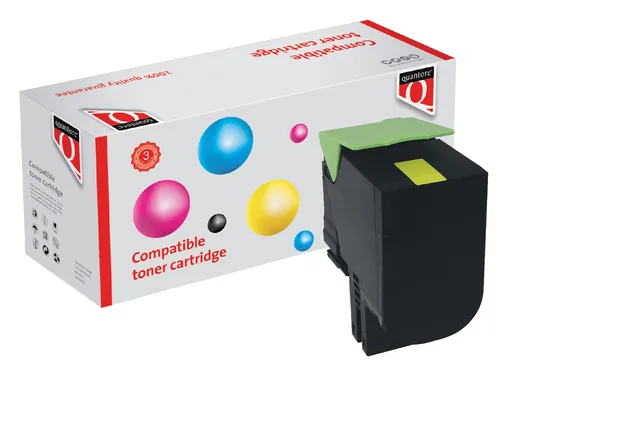 Tonercartridge Quantore  Lexmark 24B6010 geel