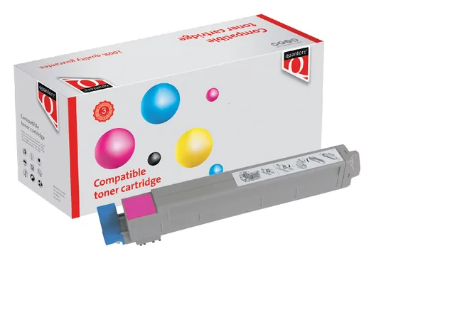Tonercartridge Quantore Oki 44643002 Magenta
