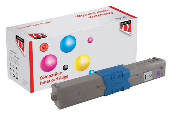 Toner Quantore  Oki 46490606 rood