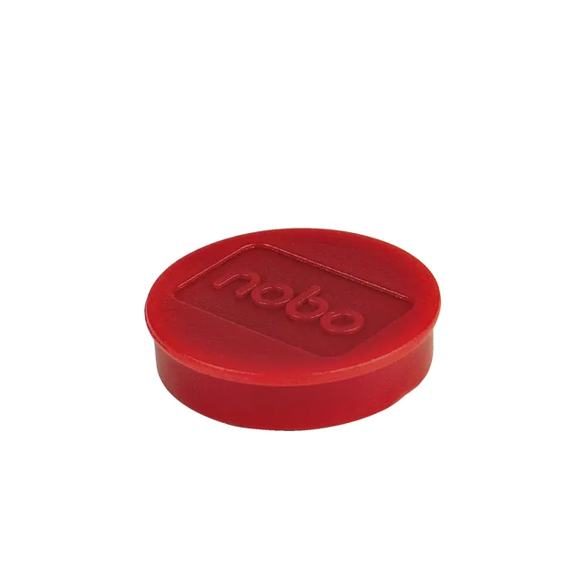 Magneet Nobo 32mm rood 10 stuks