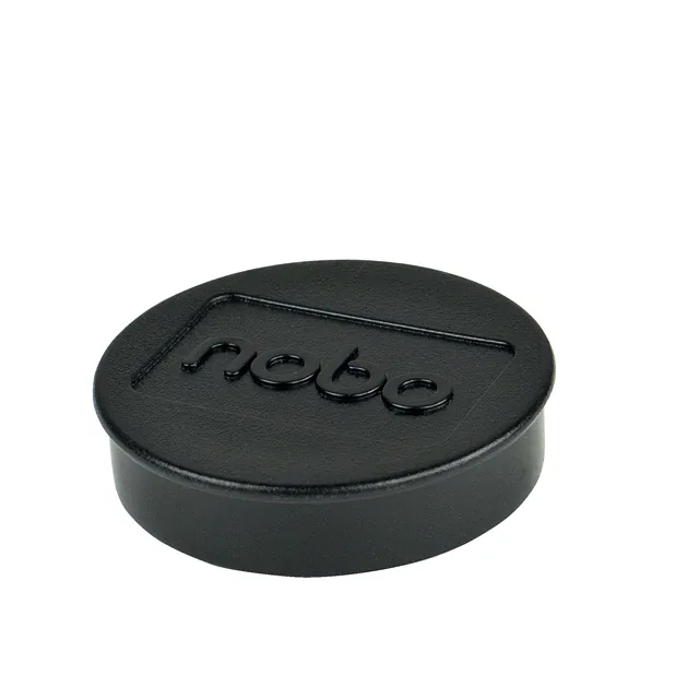 Magneet Nobo 38mm zwart 10 stuks