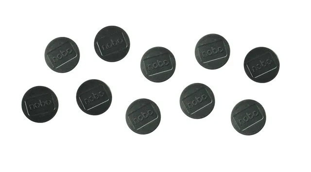 Magneet Nobo 32mm zwart 10 stuks