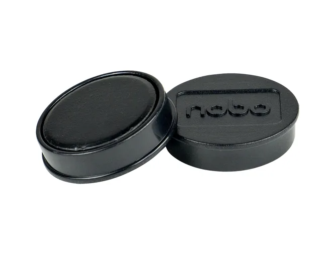 Magneet Nobo 32mm zwart 10 stuks