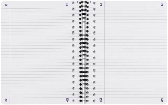 Collegeblk Oxf School A5+ ln 17gaats 160pag zwart