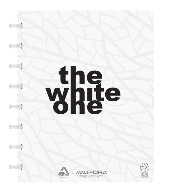 Schrift Adoc Recycled A5 blanco 144pag 80gr wit