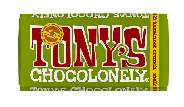 Chocolade Tony Chocolonely melk hazelnoot crunch