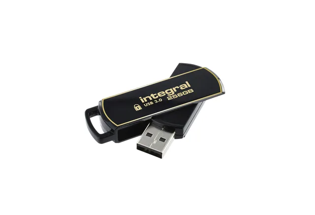 USB stick 3.0 Integral Secure 360 USB-A 256GB zw