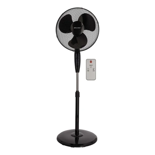 Statiefventilator BRASQ met remote 40cm zwart