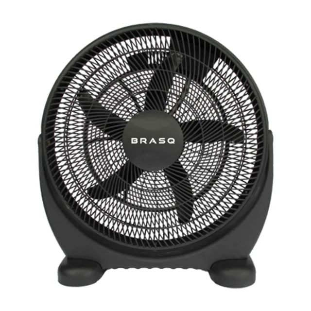 Vloerventilator BRASQ 50cm zwart