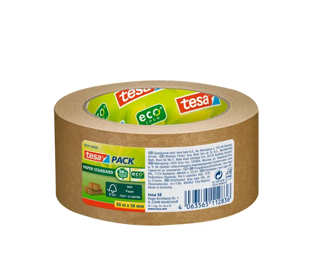 Verpakkingstape tesapack Standaard eco 50mx50mm br